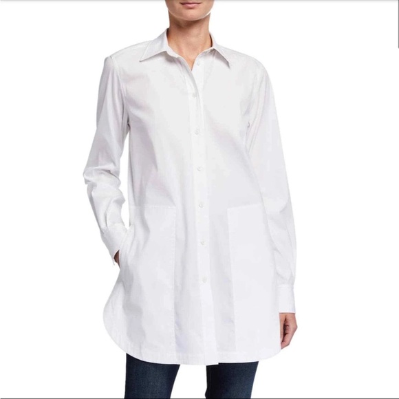 Lafayette 148 New York Michelle Long Sleeve Top - Picture 13 of 14